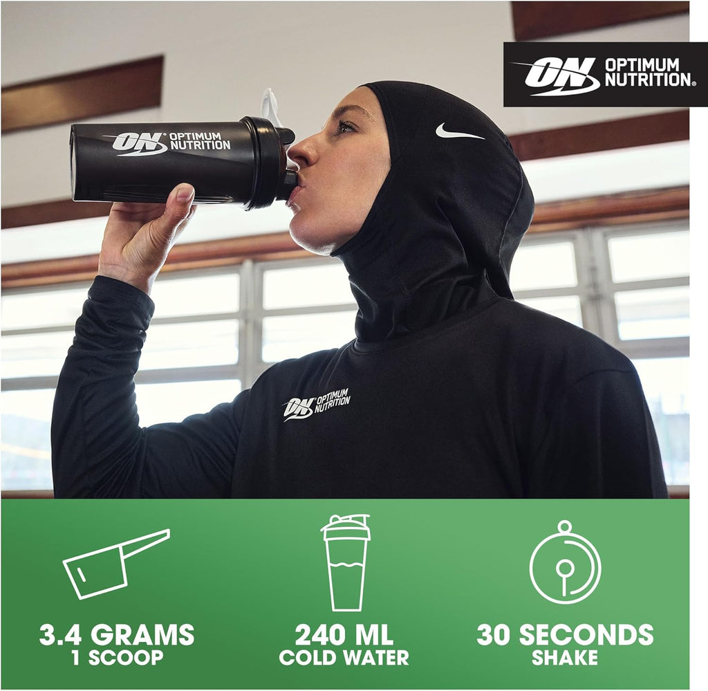 Optimum Nutrition Micronised Creatine Powder, Unflavoured Shake, 186 Servings, 634 g